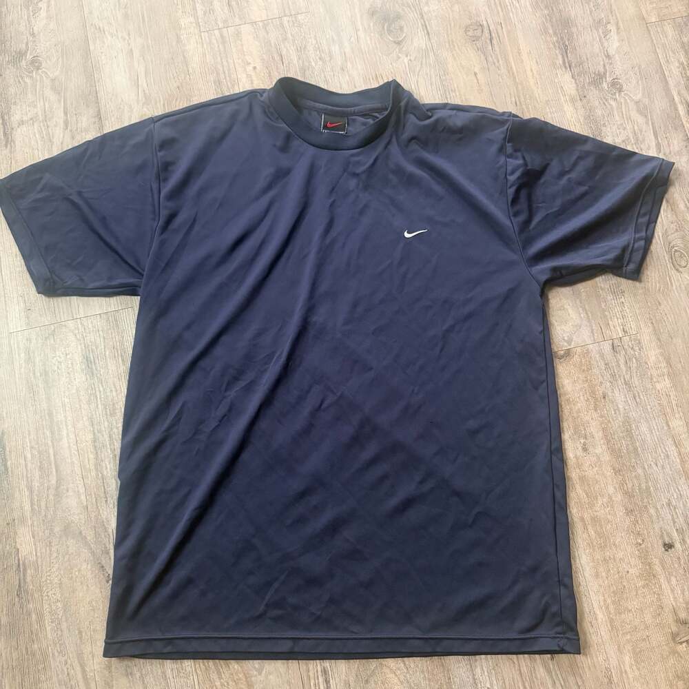 Vintage Nike Alpha Project Performance T-Shirt Navy Blue Size Large